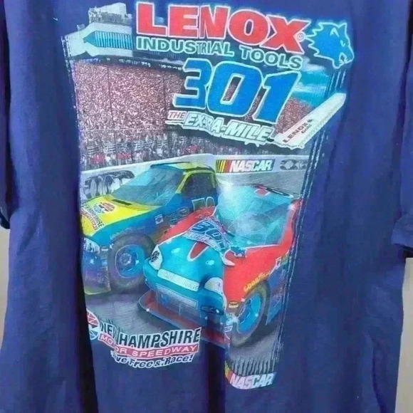 Lenox 301 New Hampshire Motor Speedway T  Shirt 2008 Nascar 2XL - Double Sided - Picture 3 of 8